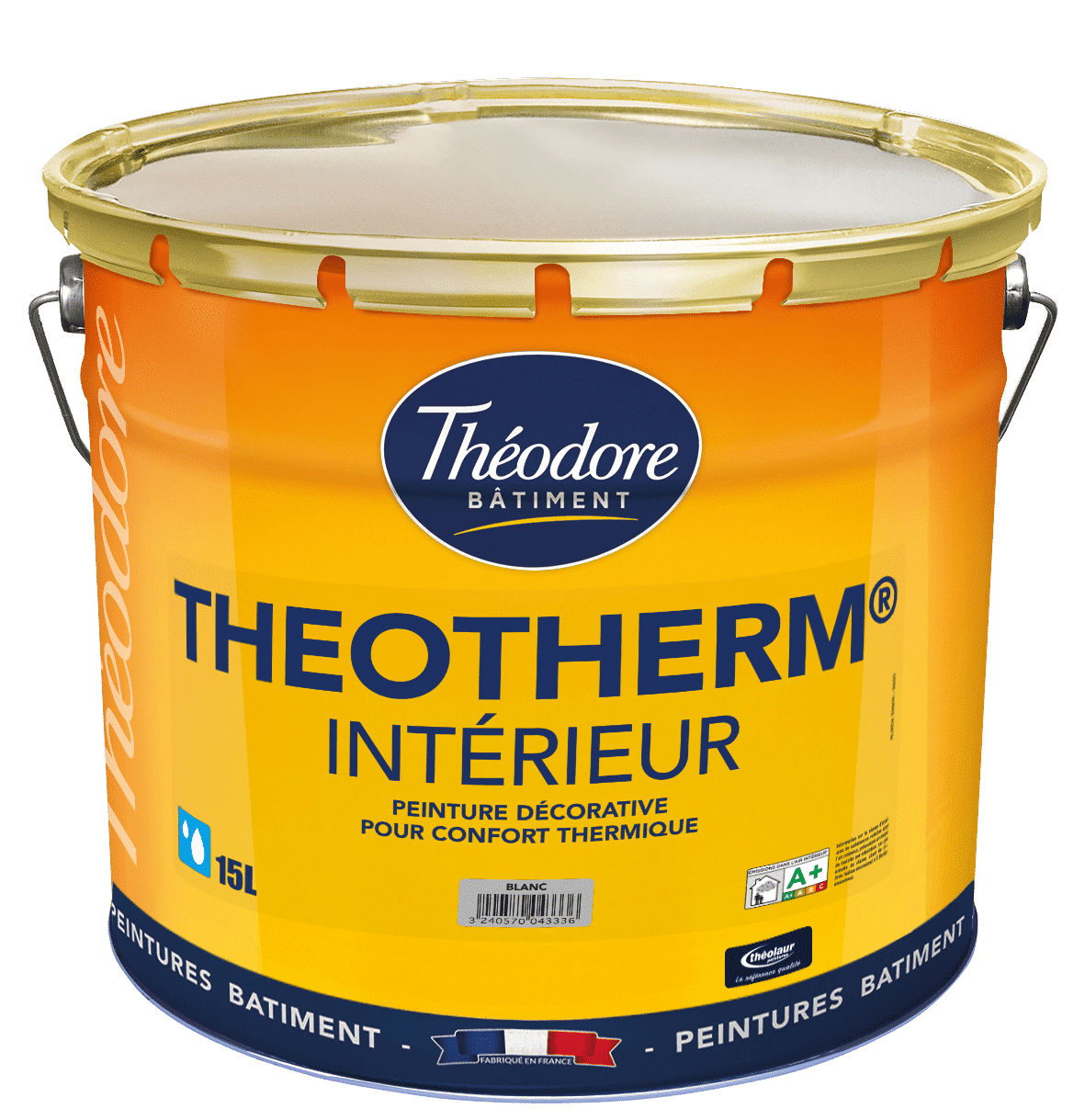 Peinture isolante thermique intérieure finition velours pour murs et  plafonds : Theotherm Intérieur - Couleur Colorimix - 132-B 